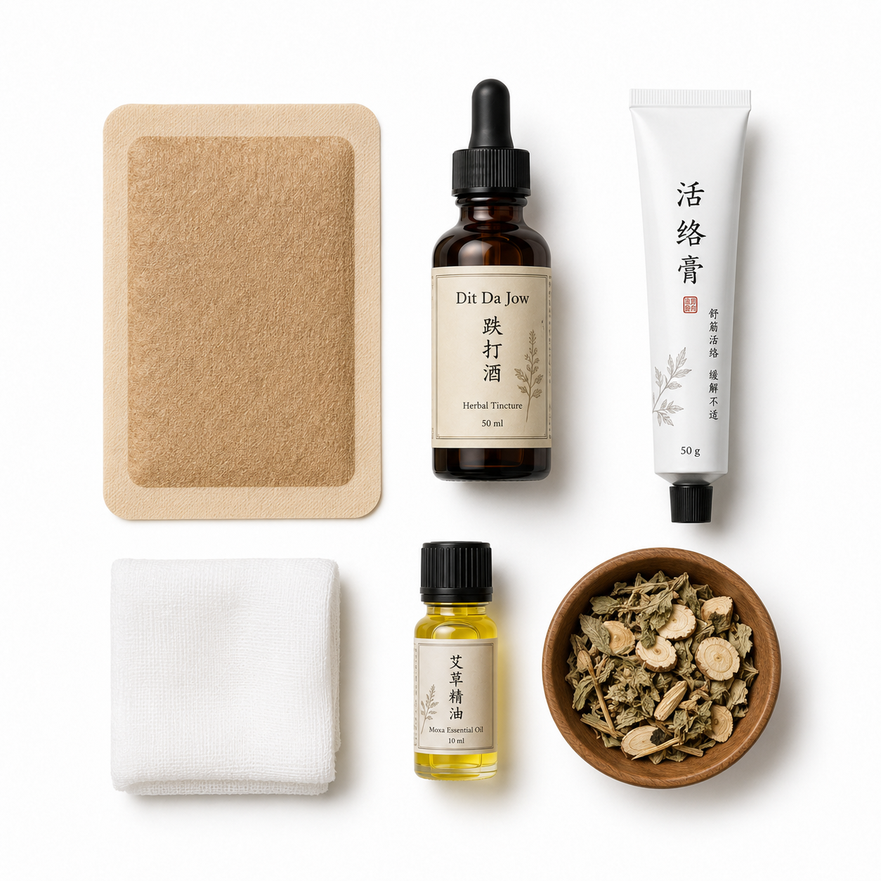 中医药补充剂：软膏、乳膏和滴剂